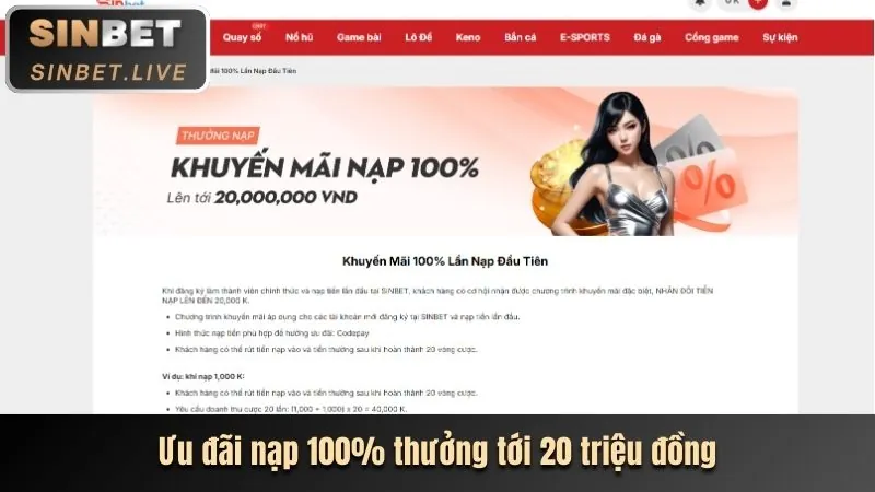 Tiền thưởng chào mừng 79 Win